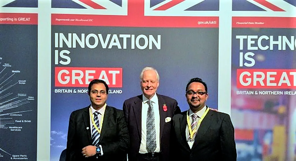 With Michael Boyd, UKTI, at Innovate 2015.